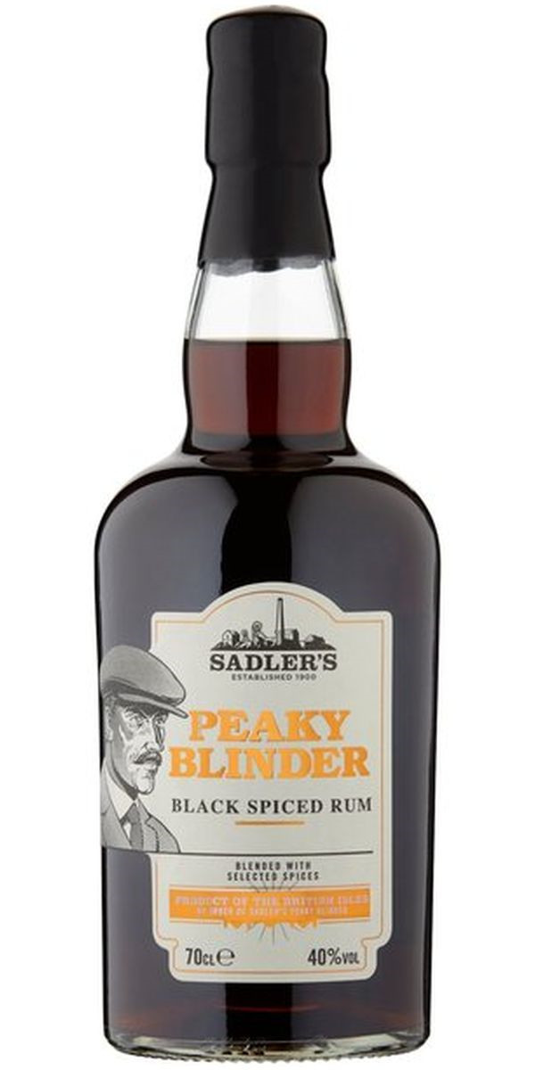 Peaky Blinders Black Spiced Rum Ellies Cellar www.elliescellar.co.uk